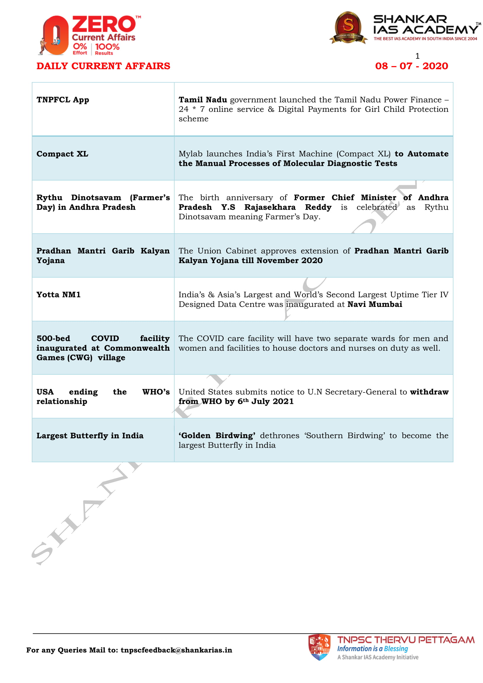 Current Affairs in English – July 27 2022 - TNPSC Academy