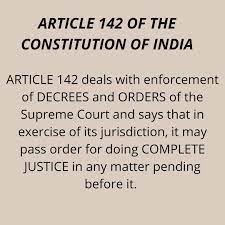 Article 142 of constitution hotsell