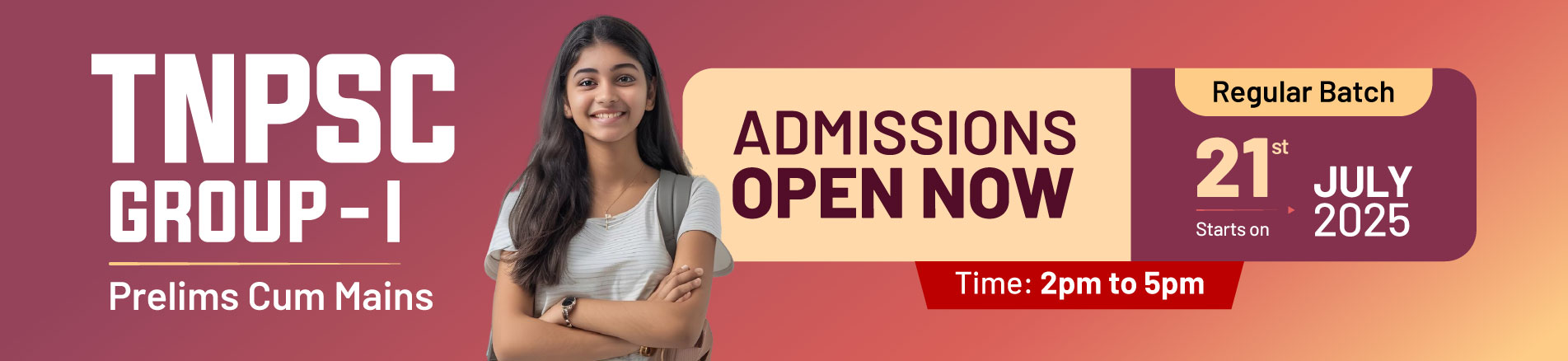 Tnpsc GRP1&2 Prelims Admission